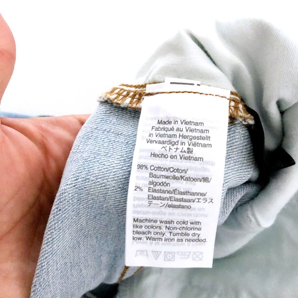 MADEWELL Women's Hi Rise Skinny Crop Jeans 36 NWT - Picture 5 of 10